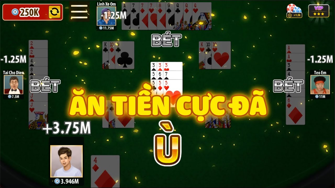 Ăn tiền cực đã qua các thể loại game bài tại Gam88